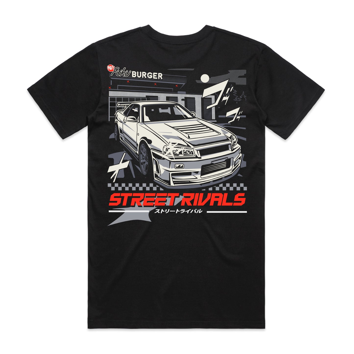 FukuBurger Skyline Collab Shirt