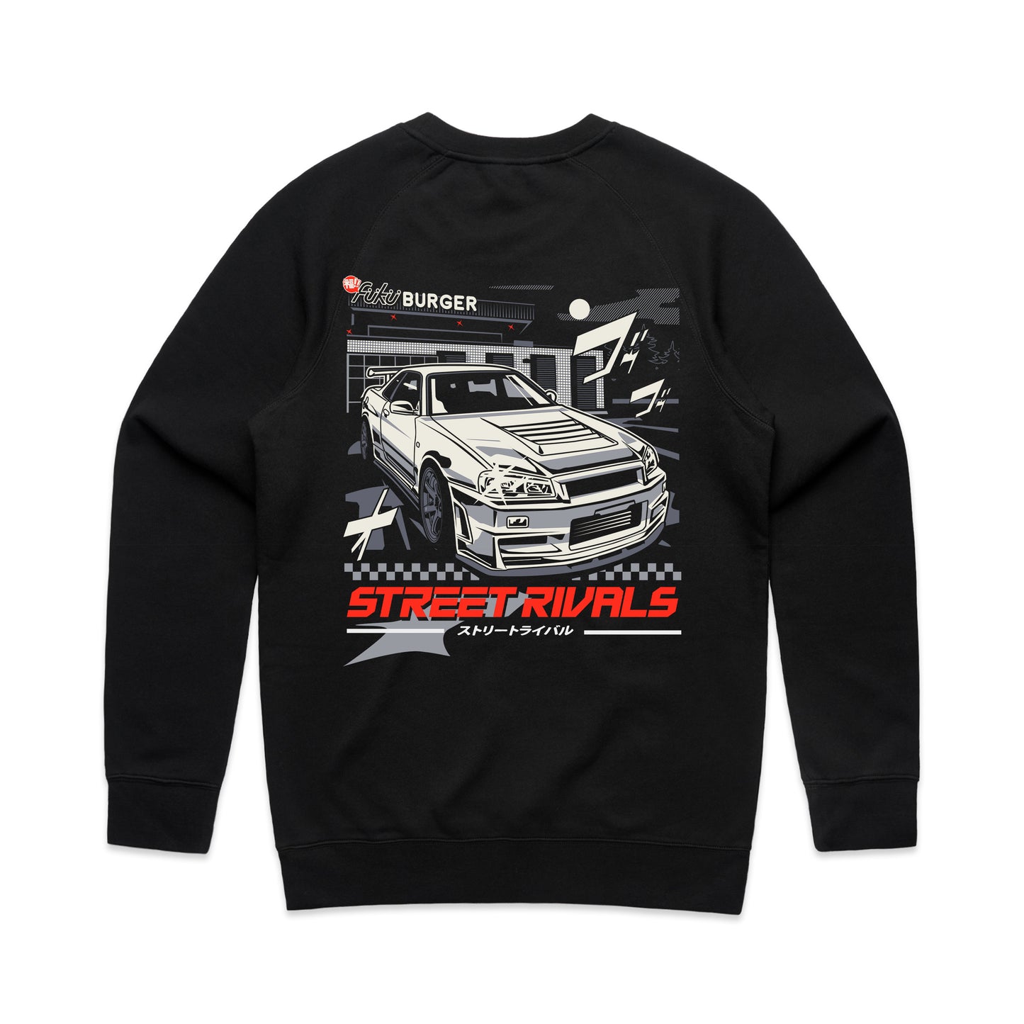 FukuBurger Skyline Collab Sweater